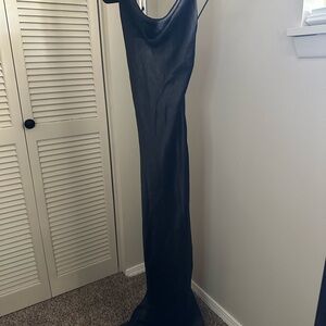 ASOS Sophisticated Black Backless Dress -  size 4 - wedding guest dress